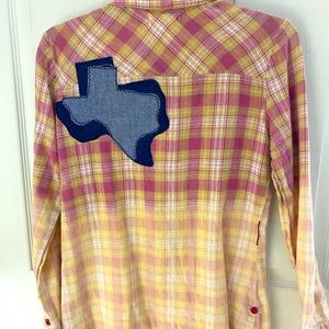 Flannel custom made shirt